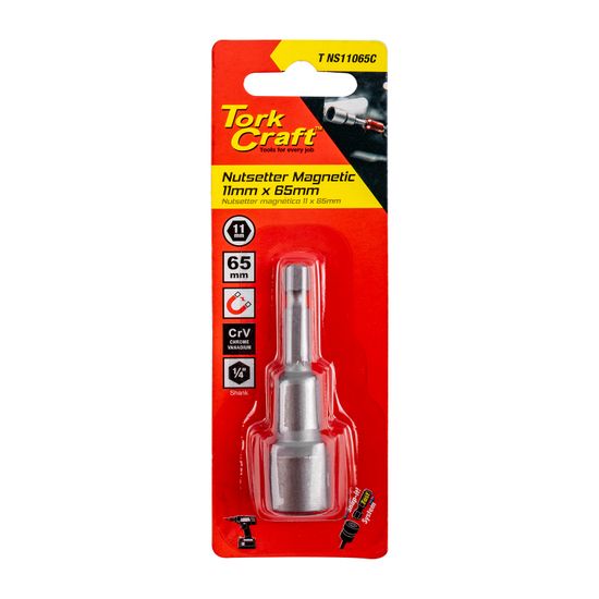 TORK CRAFT Nutsetter Magnetic 11x65mm Carded